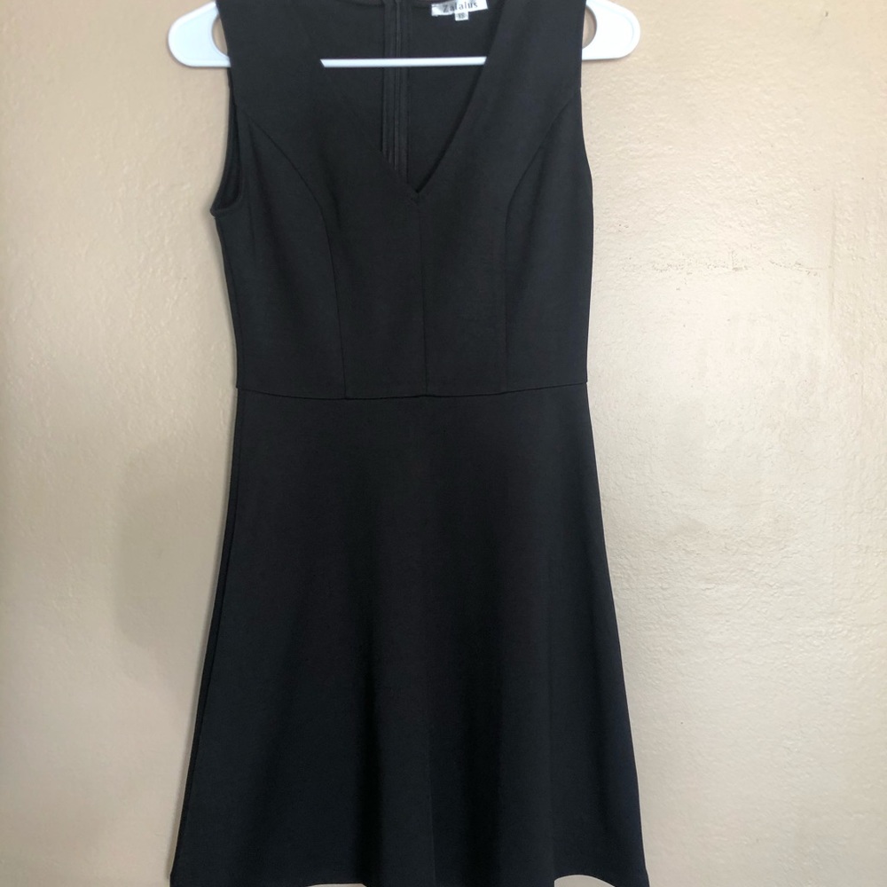 Black skater dress.